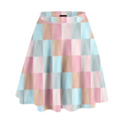 Background Pastel High Waist Skirt