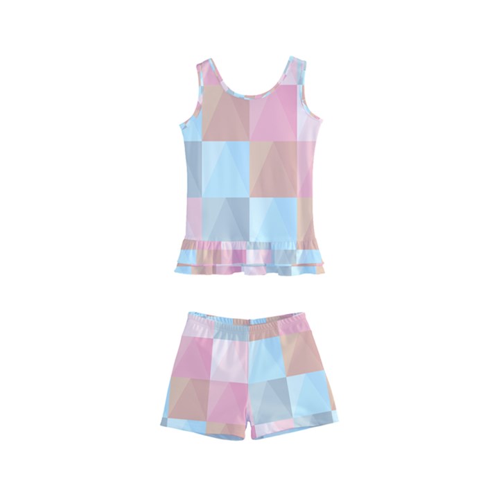 Background Pastel Kids  Boyleg Swimsuit