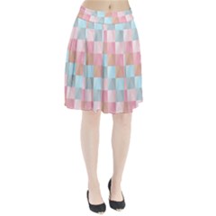 Background Pastel Pleated Skirt