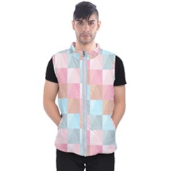 Background Pastel Men s Puffer Vest by HermanTelo