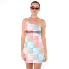 Background Pastel One Soulder Bodycon Dress by HermanTelo