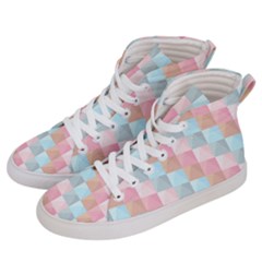 Background Pastel Men s Hi-top Skate Sneakers