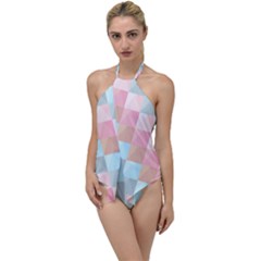 Background Pastel Go With The Flow One Piece Swimsuit by HermanTelo