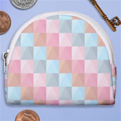 Background Pastel Horseshoe Style Canvas Pouch by HermanTelo