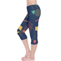 Background Geometric Capri Leggings  View3