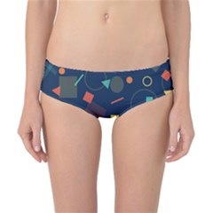 Background Geometric Classic Bikini Bottoms