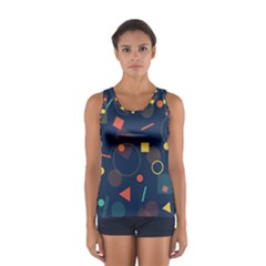 Background Geometric Sport Tank Top  by HermanTelo