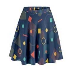 Background Geometric High Waist Skirt by HermanTelo