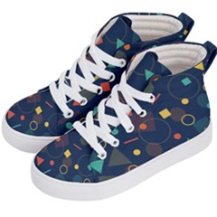 Background Geometric Kids  Hi-top Skate Sneakers