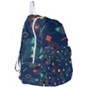 Background Geometric Foldable Lightweight Backpack View3