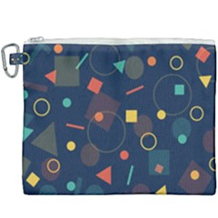 Background Geometric Canvas Cosmetic Bag (xxxl)