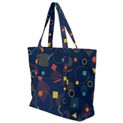 Background Geometric Zip Up Canvas Bag by HermanTelo