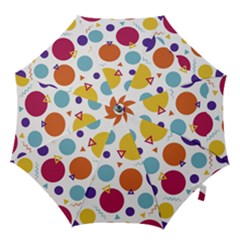 Background Polka Dot Hook Handle Umbrellas (large)