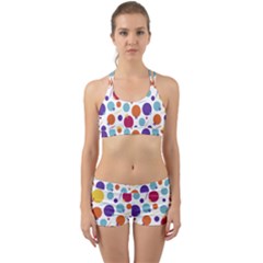 Background Polka Dot Back Web Gym Set