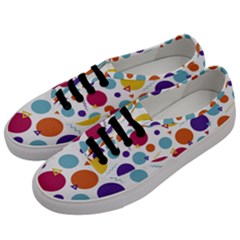 Background Polka Dot Men s Classic Low Top Sneakers