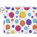 Background Polka Dot Canvas Cosmetic Bag (XXXL) View1