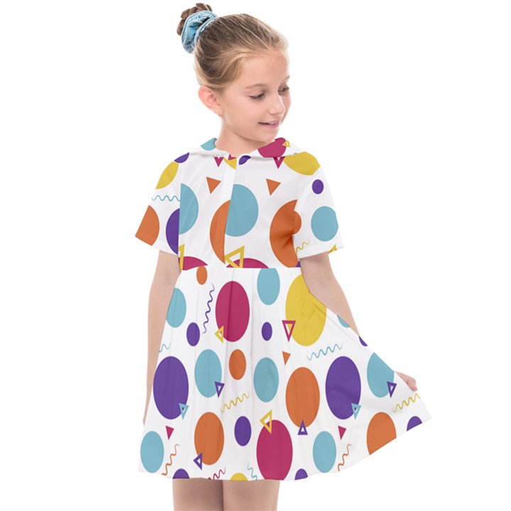 Background Polka Dot Kids  Sailor Dress