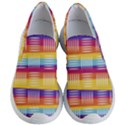 Background Line Rainbow Women s Lightweight Slip Ons View1