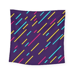 Background Lines Forms Square Tapestry (small) by HermanTelo