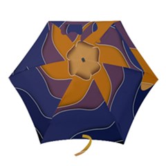 Autumn Waves Mini Folding Umbrellas