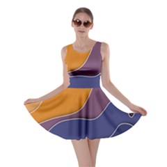 Autumn Waves Skater Dress by HermanTelo