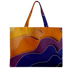 Autumn Waves Zipper Mini Tote Bag by HermanTelo