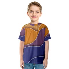 Autumn Waves Kids  Sport Mesh Tee