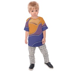 Autumn Waves Kids  Raglan Tee