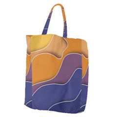 Autumn Waves Giant Grocery Tote