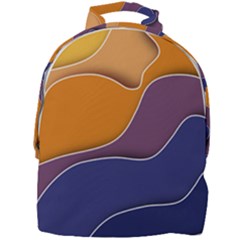 Autumn Waves Mini Full Print Backpack by HermanTelo