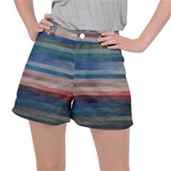 Background Horizontal Lines Ripstop Shorts