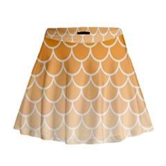 Background Skin Dragon Mini Flare Skirt