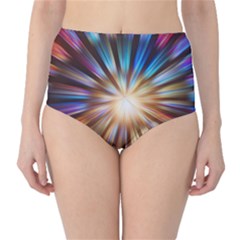 Background Spiral Abstract Classic High-waist Bikini Bottoms