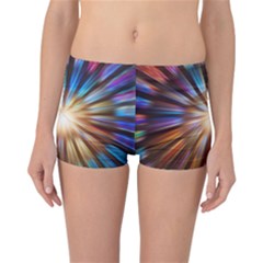 Background Spiral Abstract Reversible Boyleg Bikini Bottoms