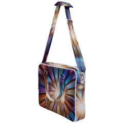 Background Spiral Abstract Cross Body Office Bag