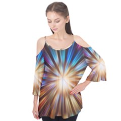 Background Spiral Abstract Flutter Tees