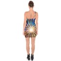 Background Spiral Abstract One Soulder Bodycon Dress View2