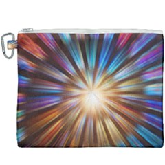 Background Spiral Abstract Canvas Cosmetic Bag (xxxl)