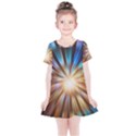 Background Spiral Abstract Kids  Simple Cotton Dress View1