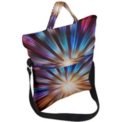 Background Spiral Abstract Fold Over Handle Tote Bag by HermanTelo