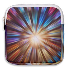 Background Spiral Abstract Mini Square Pouch