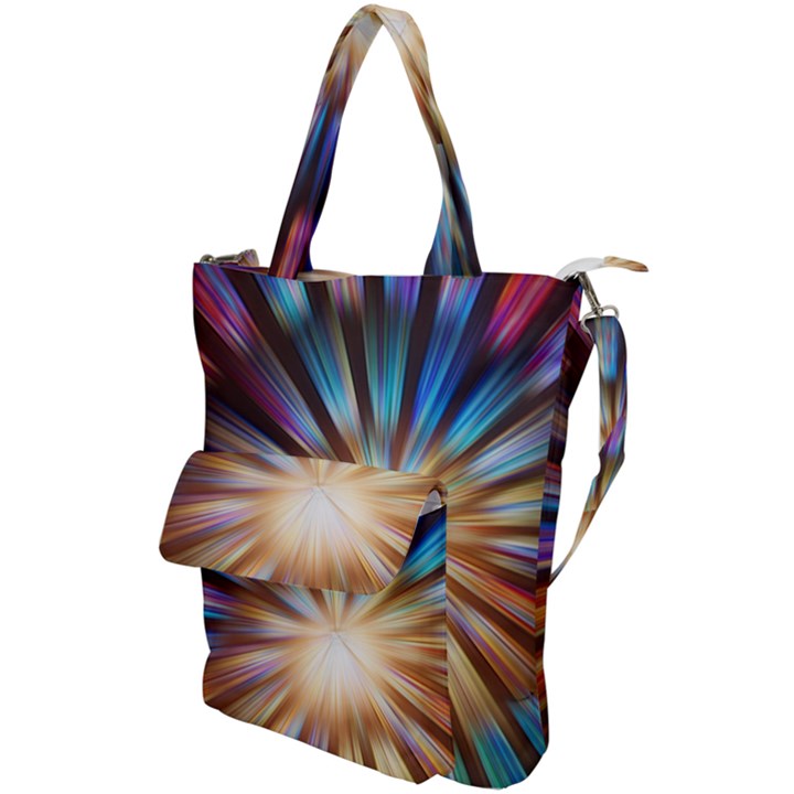 Background Spiral Abstract Shoulder Tote Bag