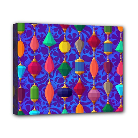 Background Stones Jewels Canvas 10  X 8  (stretched) by HermanTelo