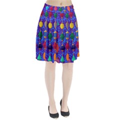 Background Stones Jewels Pleated Skirt by HermanTelo