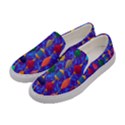 Background Stones Jewels Women s Canvas Slip Ons View2