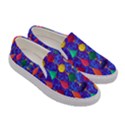 Background Stones Jewels Women s Canvas Slip Ons View3