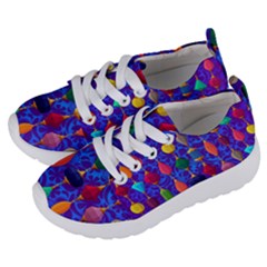 Background Stones Jewels Kids  Lightweight Sports Shoes