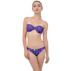 Background Stones Jewels Classic Bandeau Bikini Set