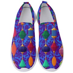 Background Stones Jewels Men s Slip On Sneakers by HermanTelo