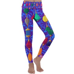 Background Stones Jewels Kids  Lightweight Velour Classic Yoga Leggings